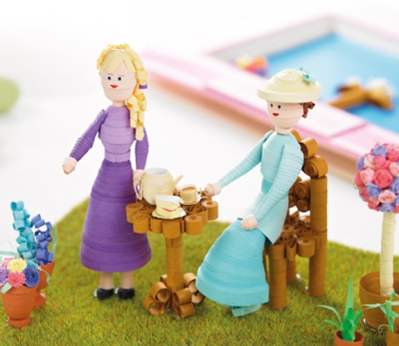 3d quilling dolls