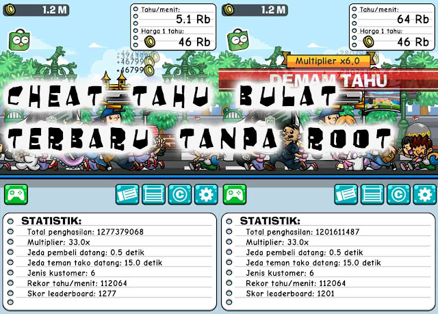 Cheat tahu Bulat terbaru Tanpa Root