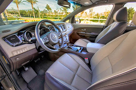 Interior view of 2015 Kia Sedona