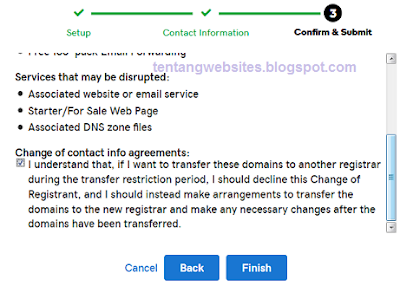 Cara transfer domain di godaddy antar akun