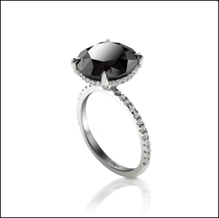 Sex and the City Black Diamond Ring
