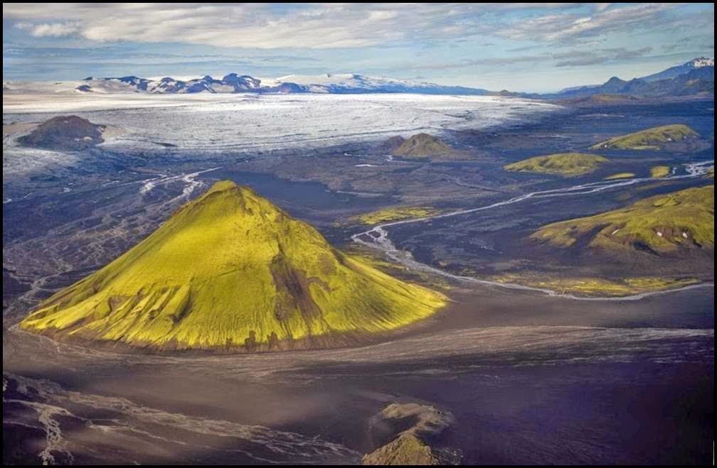 Maelifell Volcano Travel the stunning volcano covered with moss in Iceland