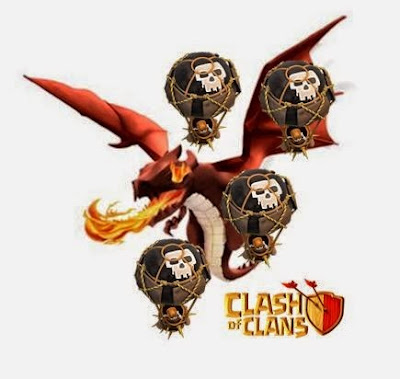 Kumpulan Cara Terbaik Menyerang Dengan Dragon Clash of Clans