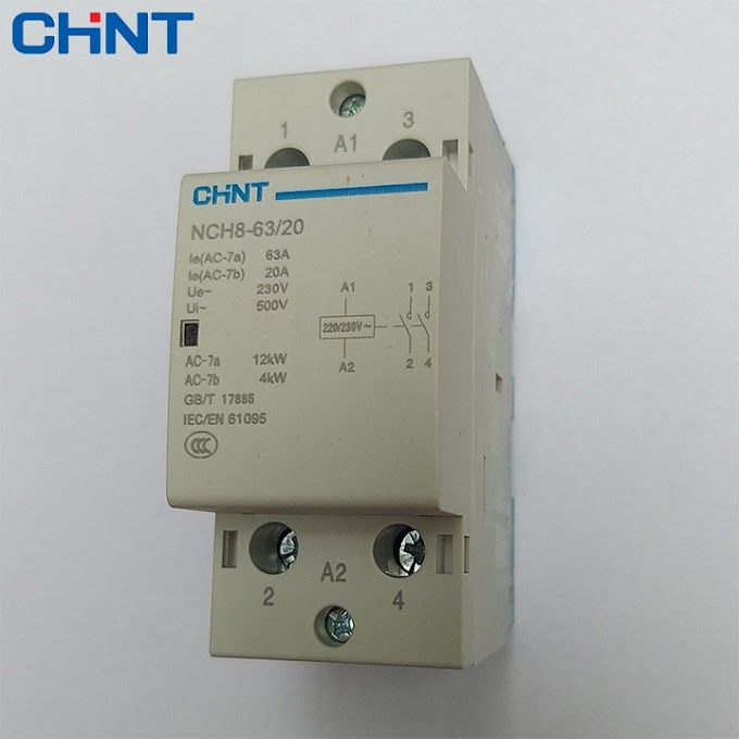 Khởi động từ 1 pha CHINT NCH8-25/20 NCH8-40/20 NCH8-63/20 25A 40A 63A 220V