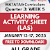 MATATAG Learning Activity Sheets (LAS) Q3 WEEK 5: January 13-17, 2025