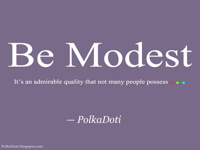 Modesty Quotes