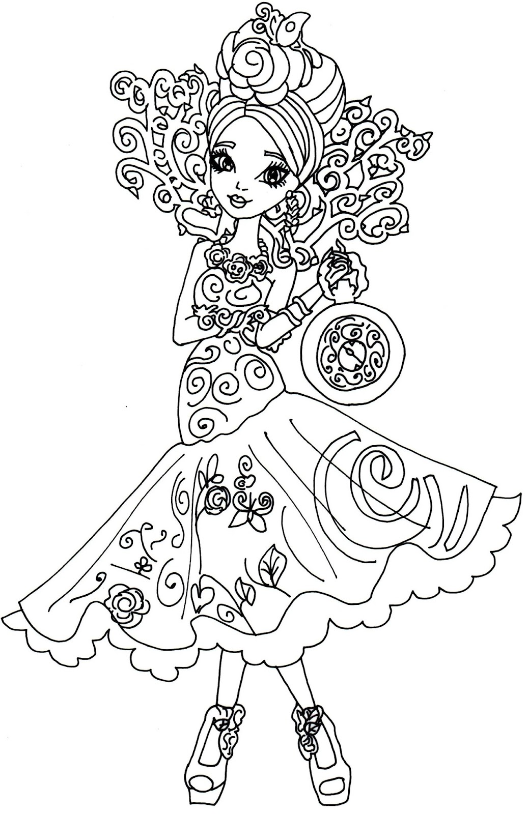 Free Printable Ever After High Coloring Pages January 2016
