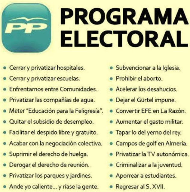 Programa electoral del PP