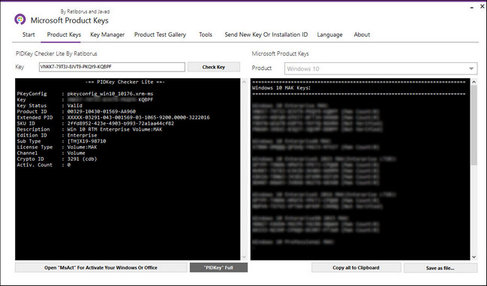 Download Microsoft Product Keys 2.6.3 Multilingual full pc software