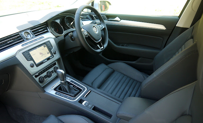 VW Passat front interior