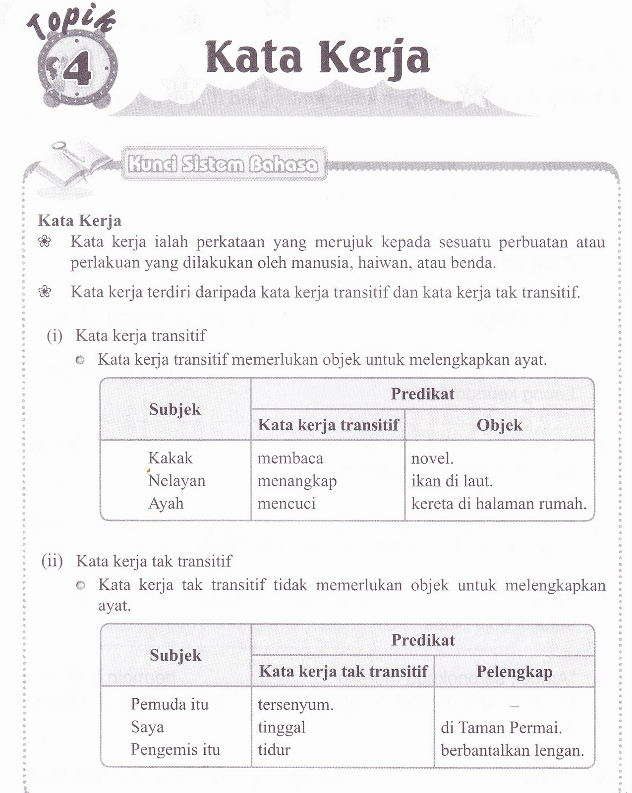 Image result for latihan kata kerja tahun 1 Malay 