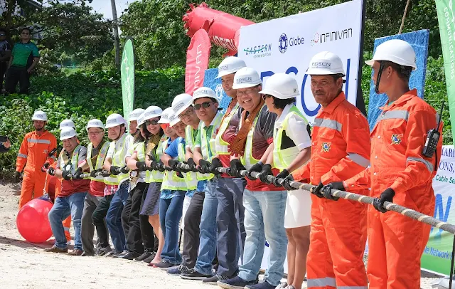 Infinivan  completed the Boracay leg of the longest subsea cable network in the country last November