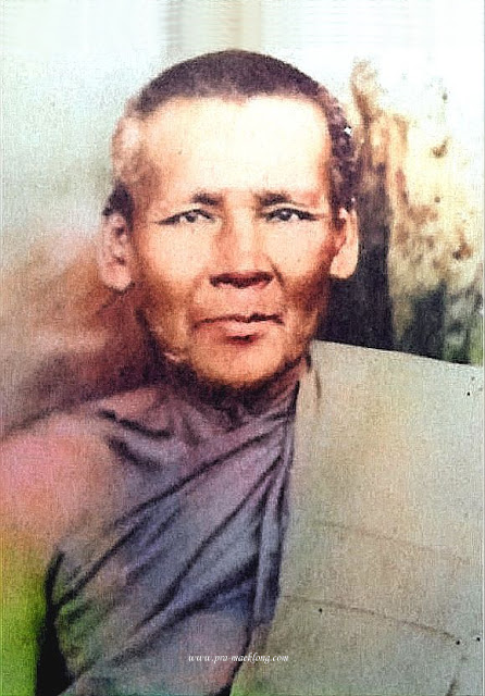 ภาพถ่ายหลวงพ่อแม้น วัดใหญ่โพหัก ราชบุรี