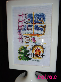 cross stitch winter soda