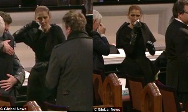 celine dion husband burial