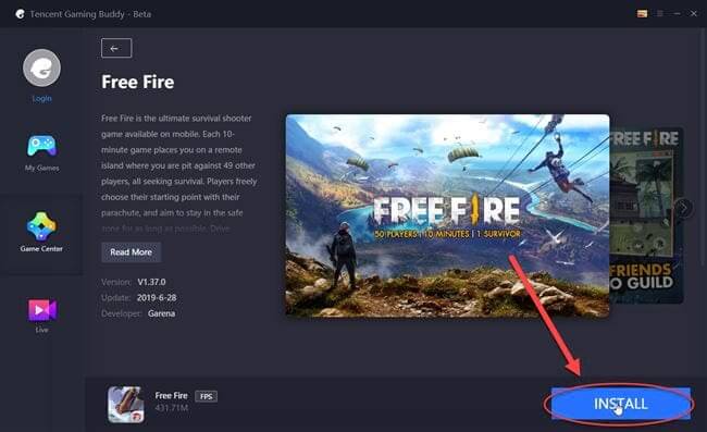 How To Install Garena Free Fire On Tencent Gaming Buddy