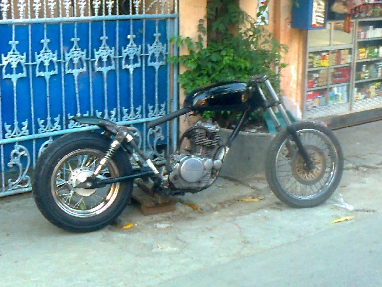 Honda Tiger GL200 Chopper Honda Motorcycle Modification