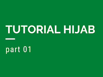 Tutorial hijab segi empat untuk acara resmi