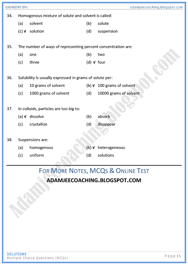 solutions-mcqs-chemistry-9th