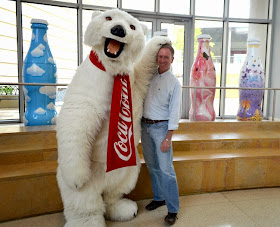 Coca-Cola Polar Bear and Travis, World of Coca-Cola