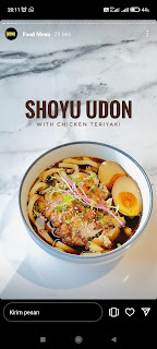 Shoyu Udon with Chicken Teriyaki