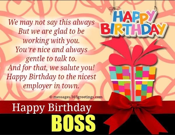 Birthday Wishes for Boss Images