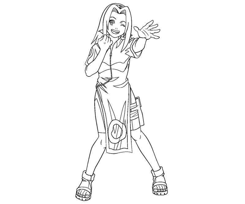 Printable Sakura Haruno 4 Coloring Page