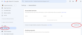 Analytics Association in Google Search Console