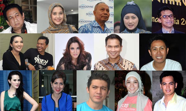 Nama nama Artis Bakal Caleg Pemilu 2014