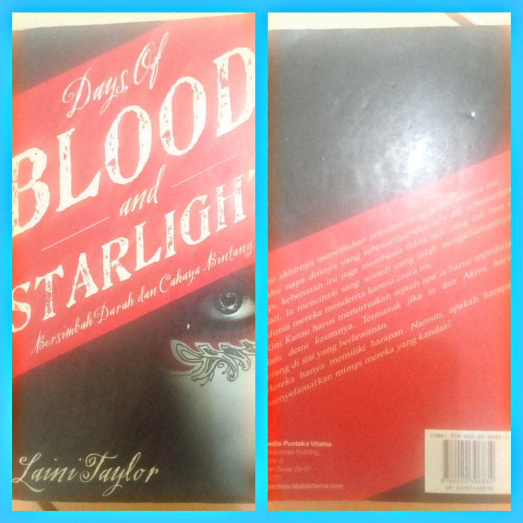Novel Days of Blood and Starlight 