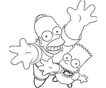 #7 The Simpsons Coloring Page