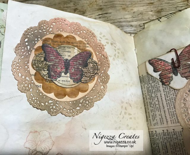 Nigezza Creates My First Junk Journal: Finishing Off Pages #2