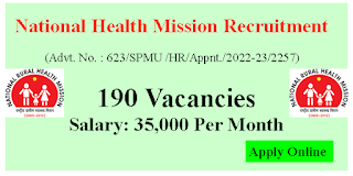 NHM 190 Nursing Vacancies- 35000 Salary Per Month