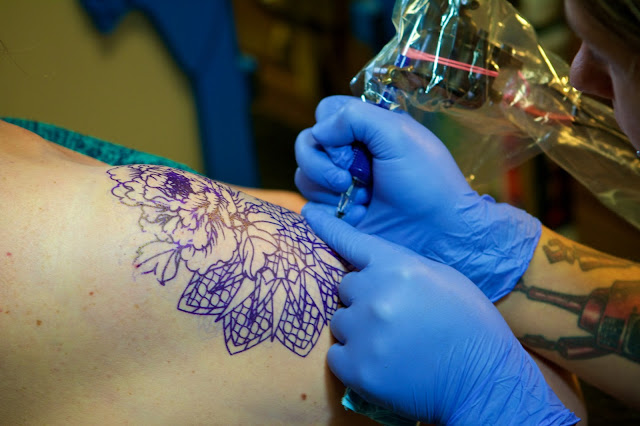 Tammy Sue Allen Photography, Tattoo Session Muskegon Michigan