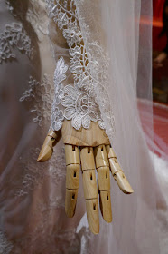 House of Gucci wedding dress sleeve detail