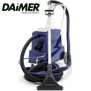 Heated carpet cleaner