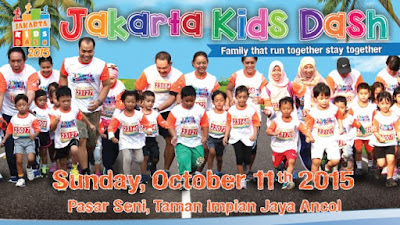 jakarta kids dash, lari jakarta, lomba lari anak