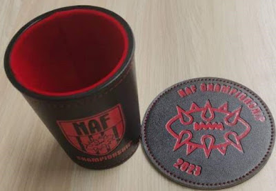 Charlie Victor NAF Championships 2023 dice cup & mat