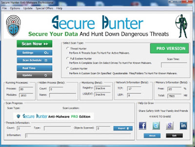 Free Anti Malware Secure Hunter Anti Malware Pro Free Virus Solution Provider