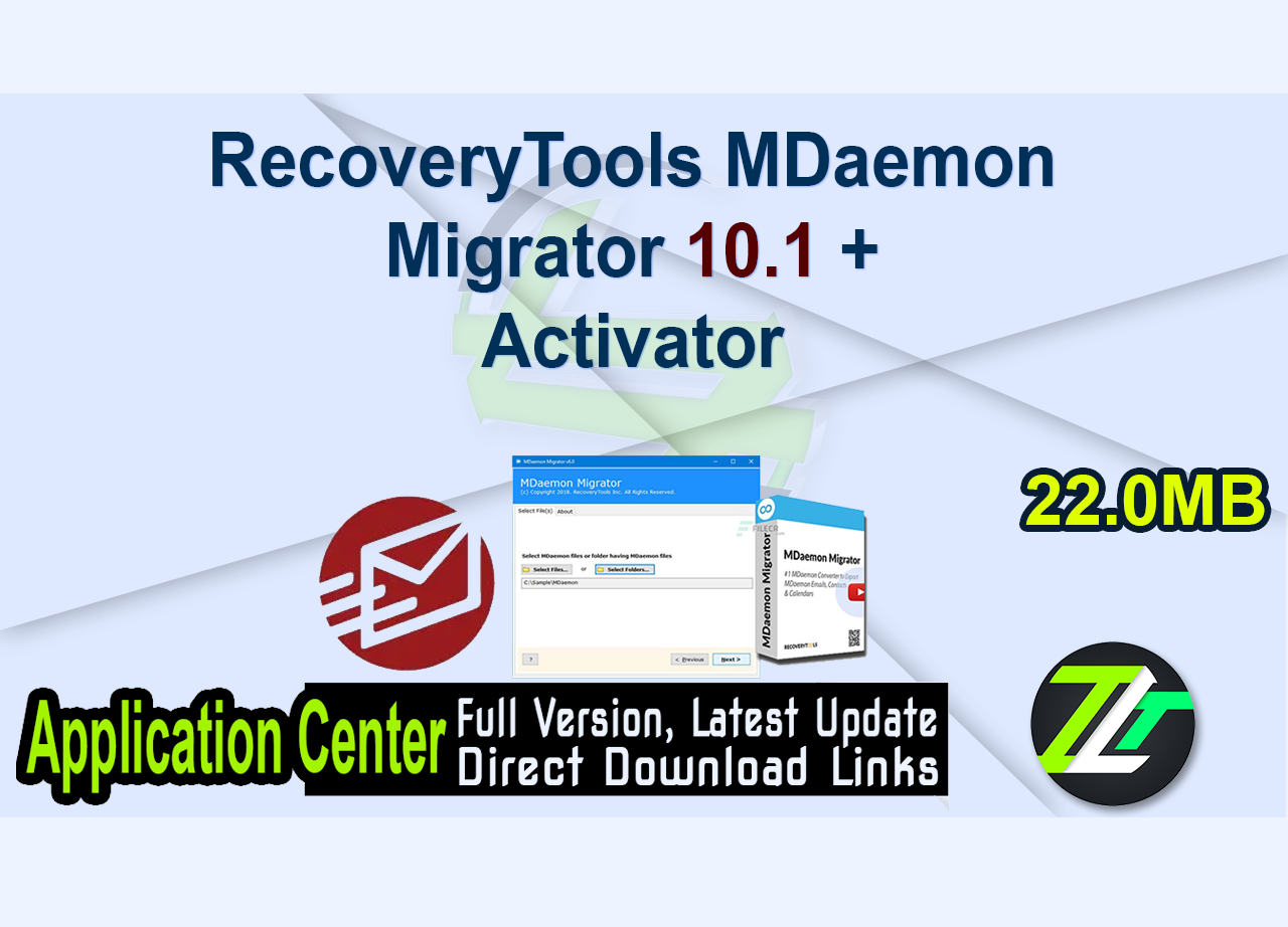 RecoveryTools MDaemon Migrator 10.1 + Activator