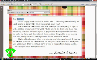 how to DIY a personalized Santa Claus letter