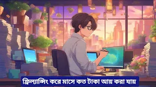 ফ্রিল্যান্সিং করে মাসে কত টাকা আয় করা যায়, freelancing kore koto taka ay kora jay