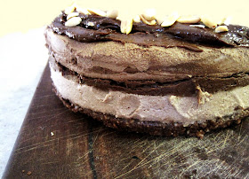 Raw Double Fudge Chocolate Brownie Cheesecake - Dessert Recipes