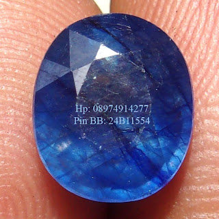 Batu Permata Asli, Batu Safir Ceylon, Batu Blue Sapphire, Blue Safir Asli
