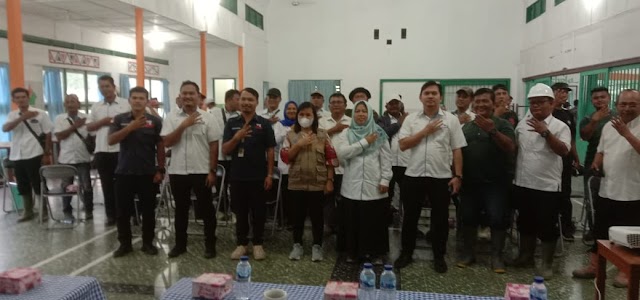 MANAJEMEN PTPN IV UNIT KEBUN DAN UNIT PKS GUNUNG BAYU BERSAMA BNNK SIMALUNGUN GELAR SOSIALISASI P4GN