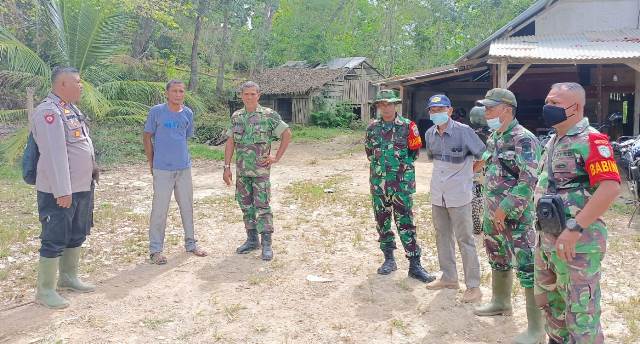 Kesiapsiagaan Cegah Karhutla, Polsek Nurussalam Polres Aceh Timur Dirikan Posko Karhutla dan Patroli Bersama