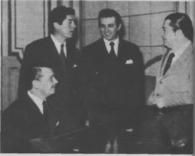 Carlos Figari, Raul Beron, Jorge Casal y Anibal Troilo 