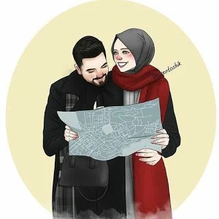 Islamic Cartoon Couple Pics - Romantic Islamic Couple Pics - Islamic Couple Status - Islamic Couple Pictures - Islamic Couple Pictures - NeotericIT.com