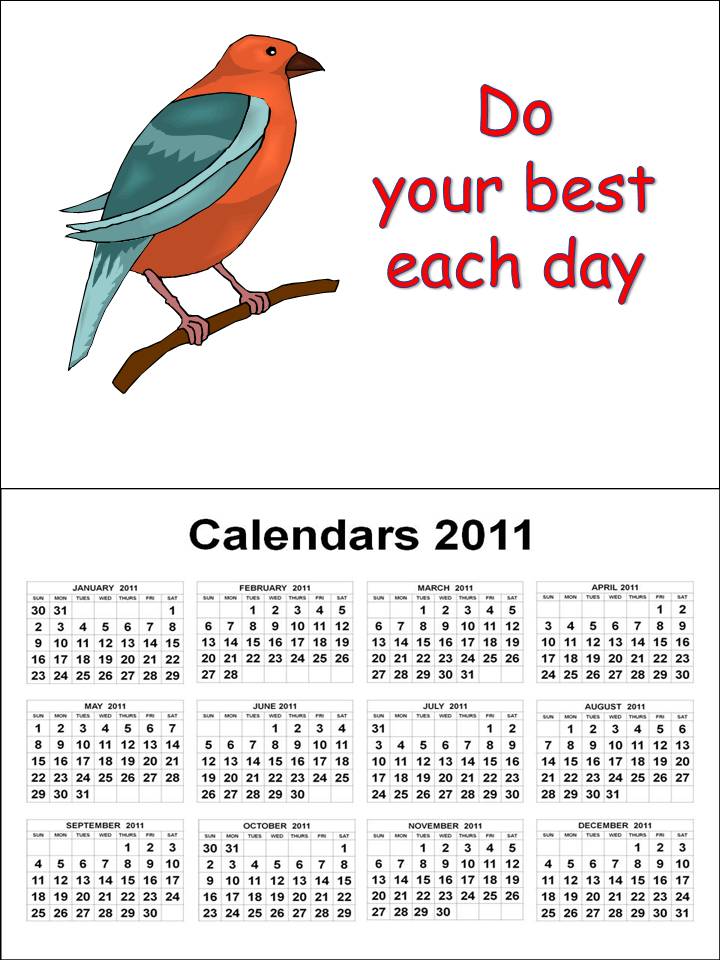 To download and print this Cute Cartoon Printable Calendar from Jan to Dec 