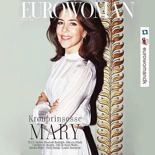Danish Fashion Magazine Euro Woman made a special interview with Crown Princess Mary of Denmark on the occasion of Women Deliver Conference